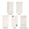 Daily Planner A5 A6 Notebook Refill Loose Leaf Paper Refill Binder Inside Page Notebook Paper