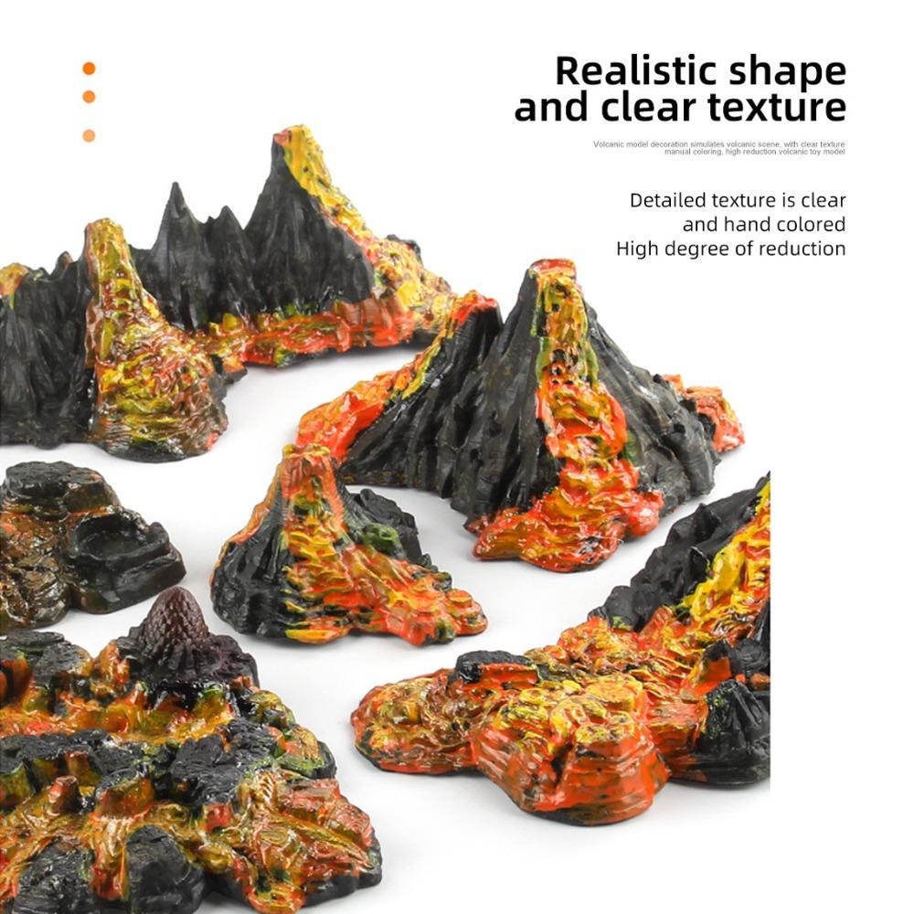 Model Toy Mini Volcano Toys Educational Toy Realistic Mini Volcano Children Toys
