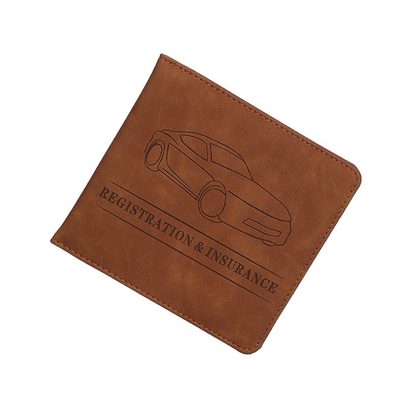 PU кожаный держатель для страховки автомобиля, чехол для водительских прав, сумка для хранения автодокументов, держатель для кредитных карт, чехол-кошелек