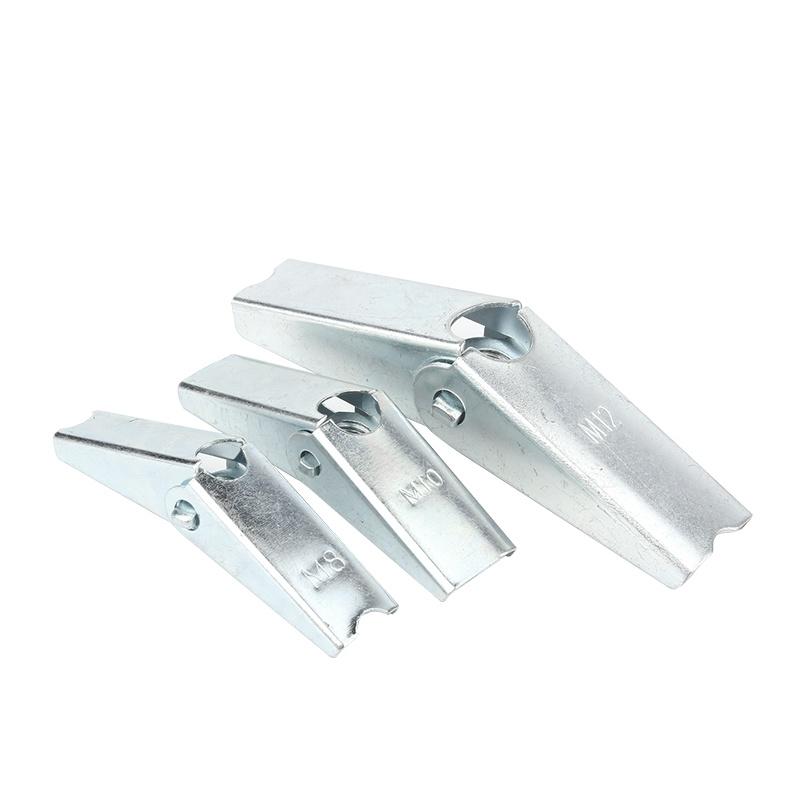 M4 M5 M6 M8 M10 M12 Оцинкованная углеродистая сталь Сверхпрочные анкеры для полых стен для гипсокартона потолка откидные болты комплект с барашковой гайкой