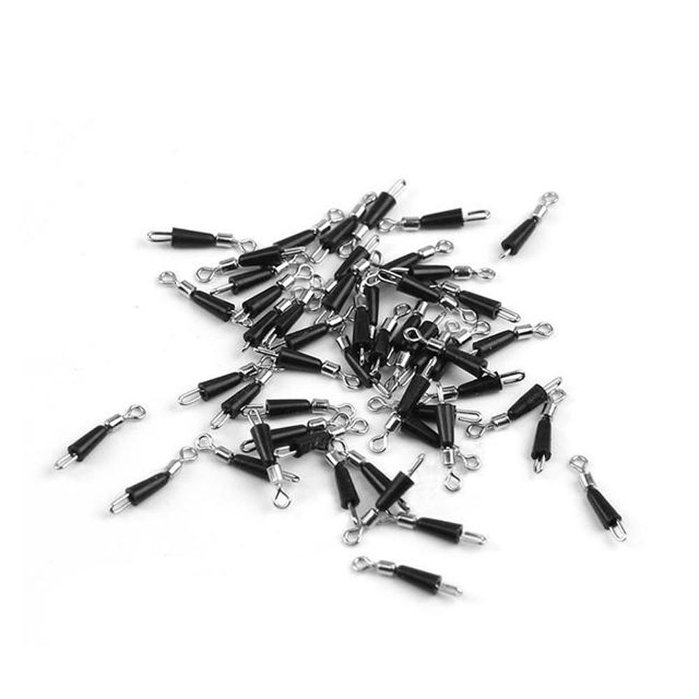 Вертлюжки Быстросъемное соединение Кольца Застежка-вертлюжок с подшипником Рыболовный крючок