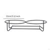 Elevated Bowl Stand Carrier Solid Metal Lightweight Accessories Iron Frame Feeding Station for Dogs