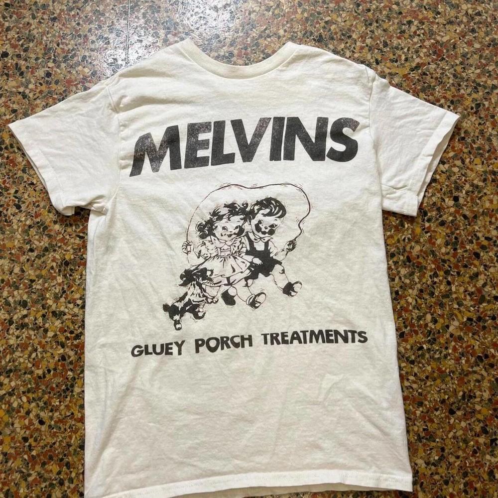 Винтажная футболка группы Melvins 'Gluey Porch Treatments' Унисекс Концертная от S до 4XL