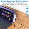 Surface Pro 11 Hub 4K Thunerbolt 4 PD мм Audio SD TF Card Reader Surface Pro9 USB Hub Triple Display Pro для Surface Pro X 9/Pro 10/Pro HDMI, USB-C
