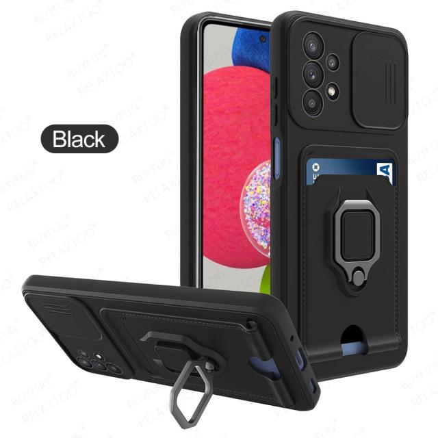 Защитный чехол для камеры Samsung Galaxy A52S 5G, чехол с гнездом для карты памяти Samsung A52 SA 52S, чехол-подставка с магнитным кольцом SM-A528B SM-A528B/DS