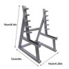 With Barbells And Weights Barbell Rack Pen Holder Metal Mini Squat Rack Ornaments  Gift