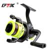 FTK Сверхлегкая спиннинговая рыболовная катушка с леской, складная ручка, мини-зимняя рыболовная катушка, катушка для подледной рыбалки