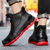 Camouflage Rain Shoes Men's Fishing Waterproof Shoes Large Size 48 Non-slip and Wear-resistant Construction Site Labor Insurance Short Rain Boots Kitc