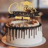 Yousheng Congratulations 2024 Graduation Cake Topper Graduation Season Birthday Cake Insert Congrats Grad Party Decor Supplies