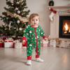 Autumn Baby Romper: Christmas Zipper Long-Sleeve Suit for Crawling & Outings