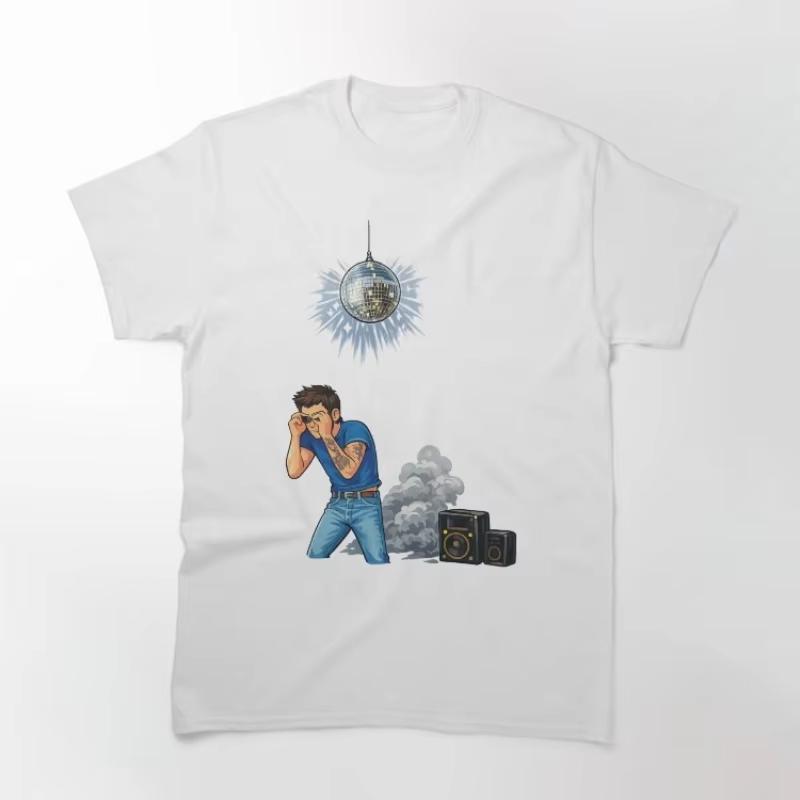 Harry Styles Kiss All the Time Disco Occasionally 2026 album Unisex 100cotton shirt summer ONeck Short Sleeve Tshirt fan gift