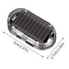 Car Solar Powered LED Light Solar Charging Security Light Solar Powered Car Warning Light