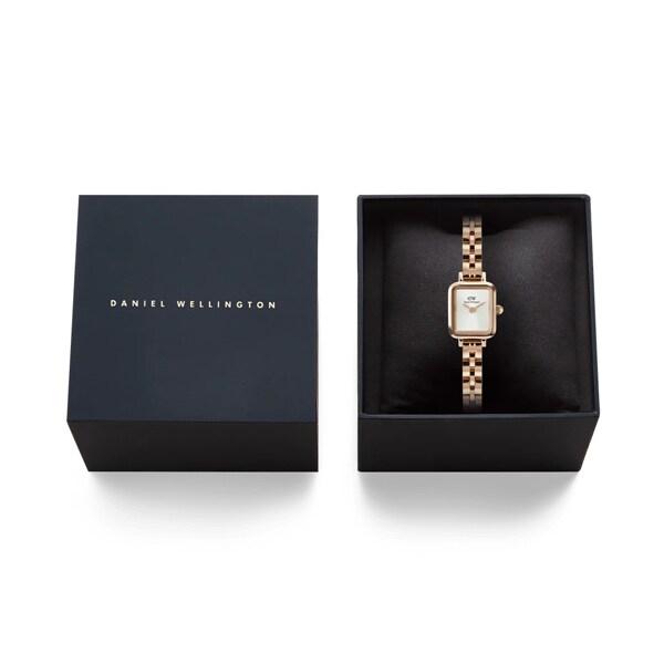 Daniel Wellington Quadro Mini 15.4x18.2mm RG White Dial DW00100847 Wrist Watch