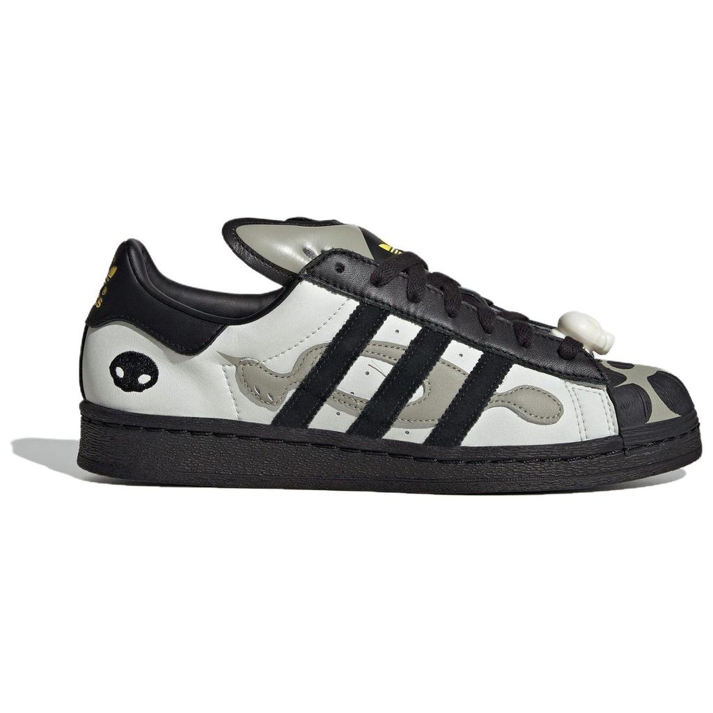 OFFGOD:TATE X Adidas Superstar 82 Orbit Grey Core Black Yellow Unisex Sneakers JQ8778