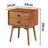 Wooden Night Tables Bedside Table with Drawers Luxury Nordic Bedside Cabinet with Legs Comfortable Furniture Accessory Bedroom