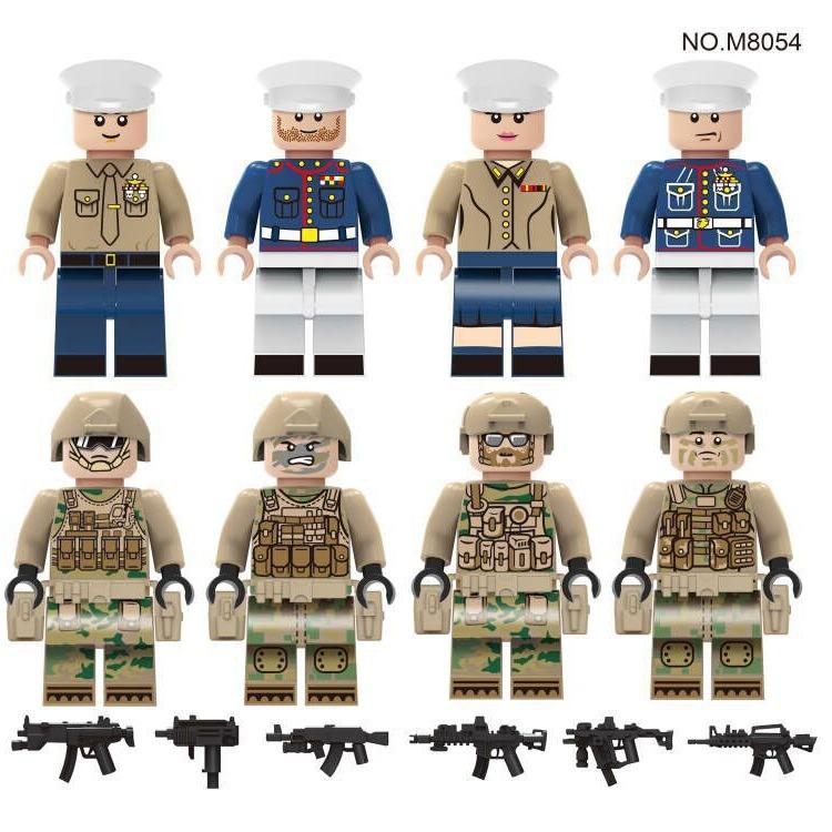 MOC Корпус морской пехоты США Конструктор игрушек