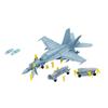 Bunker Studio 1/350 Набор F/A-18E и наземный персонал (1 самолет) Детализация для масштабных моделей кораблей, напечатанная на 3D-принтере BST WS35225