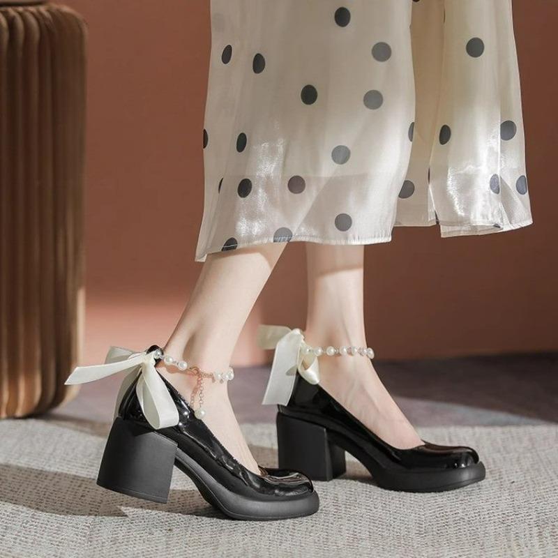 Модная женская обувь 2024 года, женские туфли-лодочки на среднем каблуке, сексуальные туфли на высоком каблуке, свадебные туфли для женщин, офисные туфли, белые туфли-лодочки для вечеринок