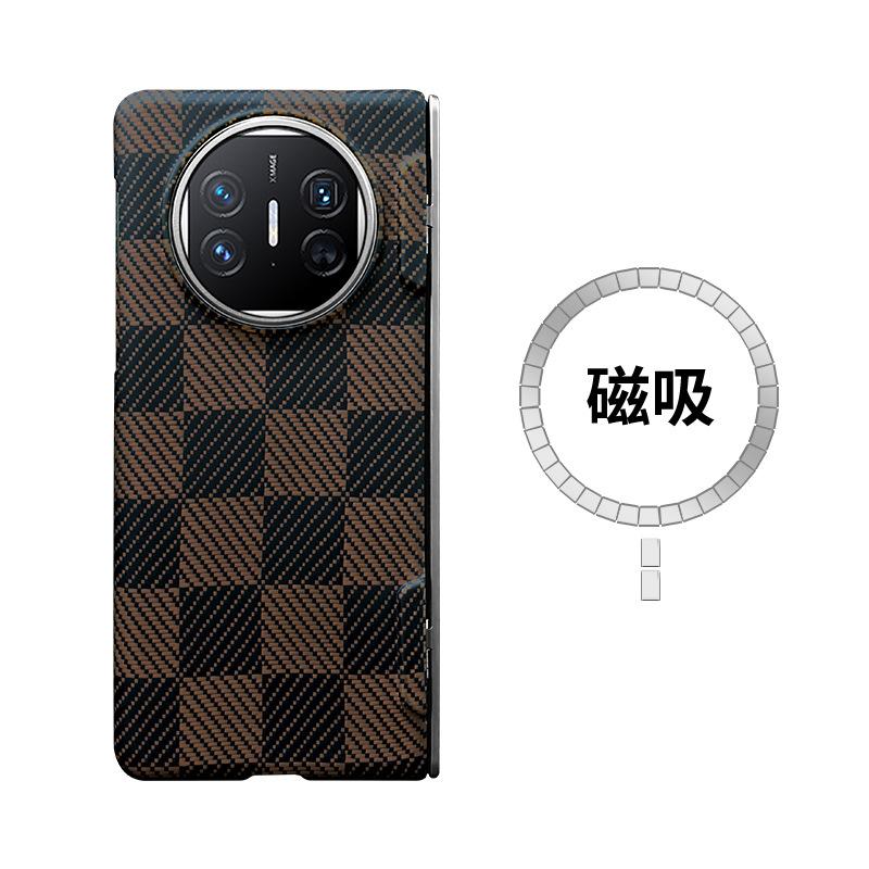 Применимо к Huawei Mate X5 Чехол для мобильного телефона из кевлара, новый улучшенный центральный шарнир, защитный чехол для складного экрана из арамидного волокна