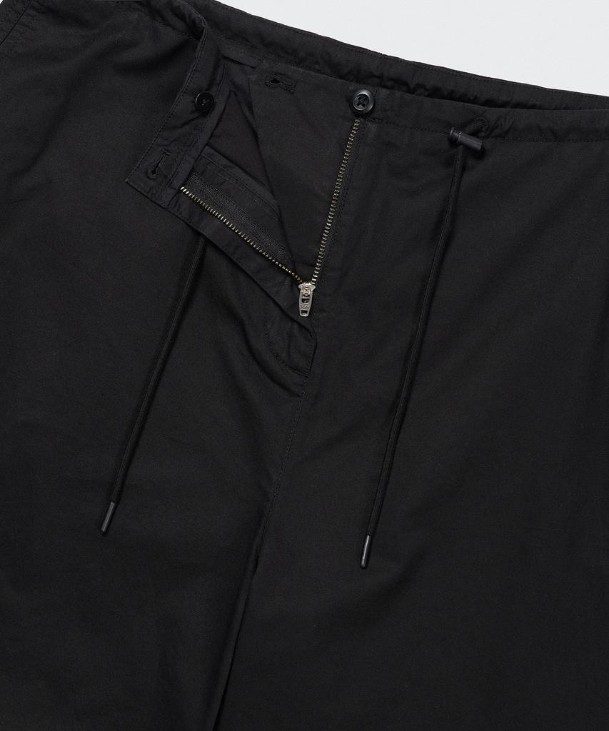 MUSINSA STANDARD WOMAN Женские хлопковые парашютные брюки [Черный]