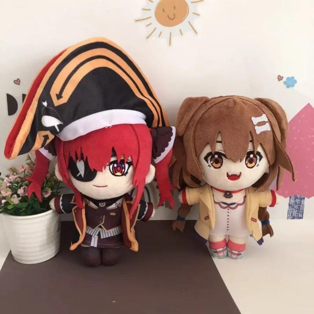 Hololive Мягкие игрушки Мультфильм Hoshimati Suisei Мягкие куклы Inugami Korone Мягкие фигурки Диван Кровать Украшения Подушки Рождественские подарки