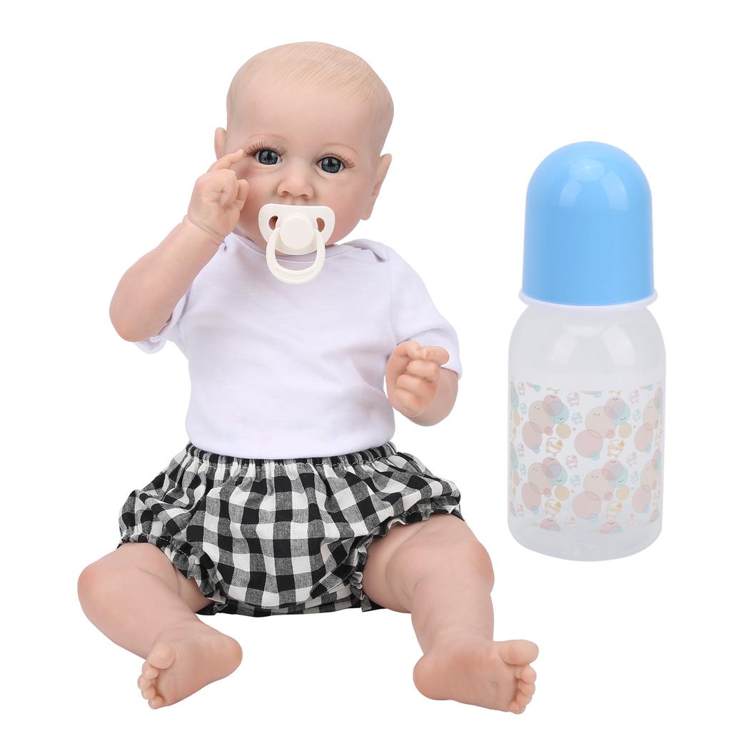 55 см / 21,7 дюйма Кукла-реборн, высокая имитация куклы-пустышки, набор для бутылочки с молоком, подарок