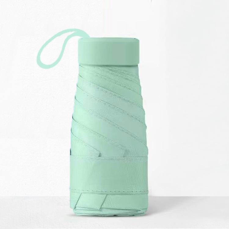 Новинка 2025 года, новый плоский шестискладной зонт, солнцезащитный козырек, 14 см, карта, 50%, складной мини-ультралегкий солнцезащитный зонт