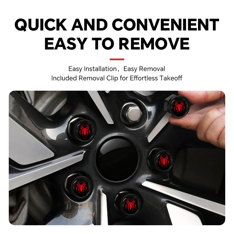 20PCS Black Car Wheel Caps Bolts For Alfa Romeo Junior Tonale Giulia Stelvio Quadrifoglio Tire Nut Caps Car Wheel Lug NutGood product