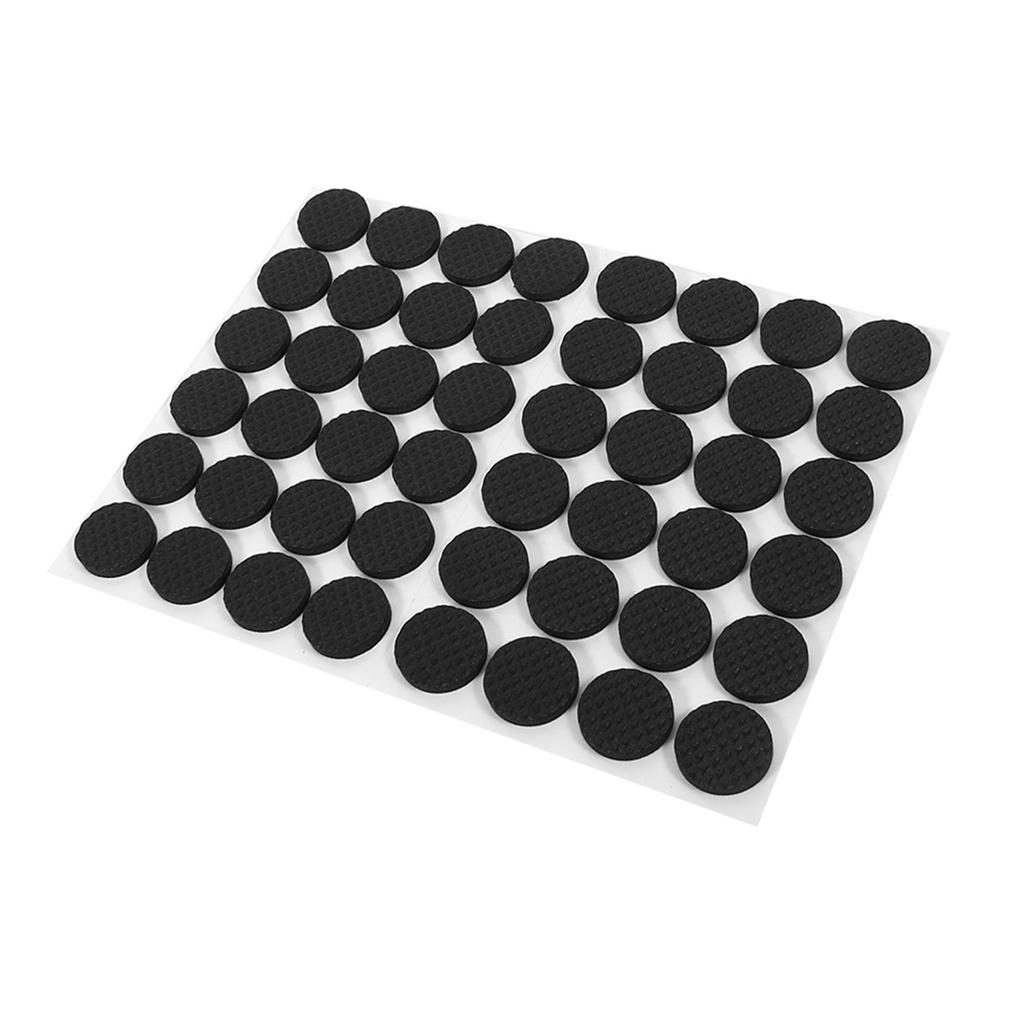 48Pcs Black NOn Slip Self Adhesive Floor Protectors Furniture Sofa Table Chair Rubber Feet Pads