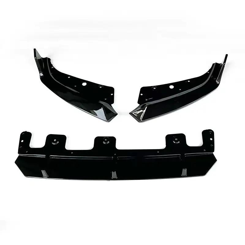 For BMW X1 U11 U12 2023 2024 M Sport Front Bumper Spoiler Lip Car Lower Splitter Blade Protector Plate Body Kit Car Accessories