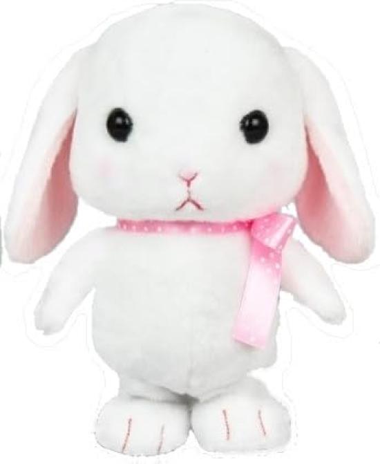 Плюшевая игрушка Amuse Pote Usa Loppy Mimic Tocotoko, примерно 21 см, 703804, Игрушка, Высокая,