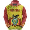 3D Printed Men's Bolivia Flag Hoodie Long Sleeve Casual Zipper Jacket Sweatshirt Sportswear For Men Women Pullovers Hoodies 2024