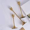 1/3Pcs/Set European Style Metal Candle Holders Candlestick Fashion Wedding Table Candle Stand Exquisite Candlestick Christmas