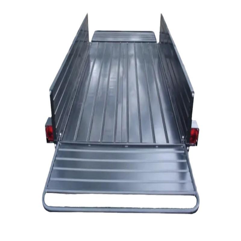 2023 Aomai Mini Hot-Dip Galvanized Flatbed Box Trailer for Agriculture