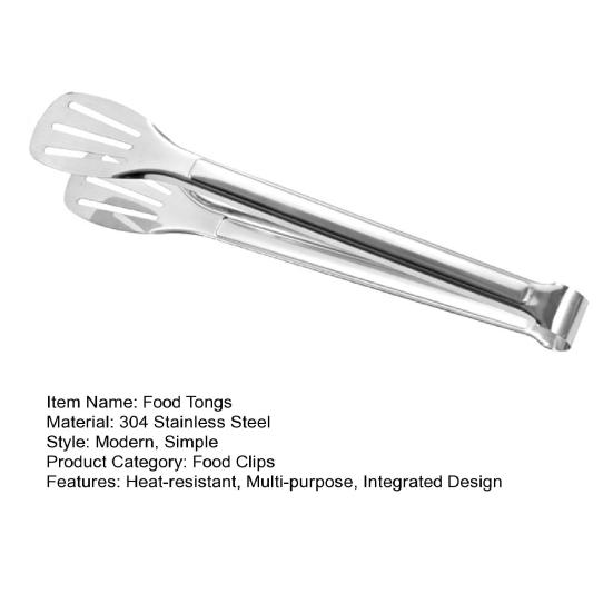Щипцы для сервировки, щипцы для еды из нержавеющей стали, термостойкие кухонные щипцы, легко моющиеся щипцы для шведского стола, барбекю, кухонная утварь
