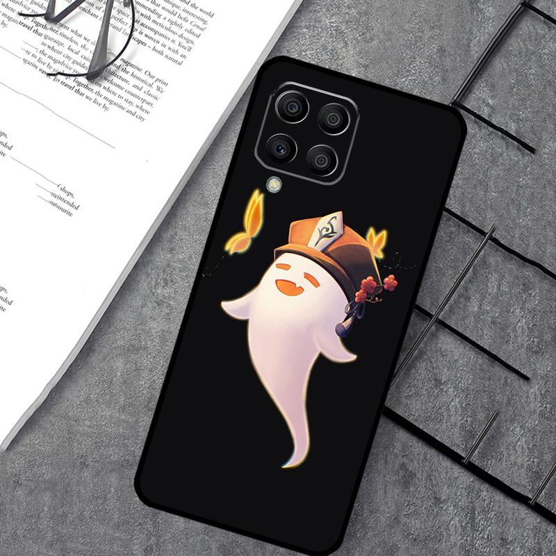 Чехол-призрак Ху Тао из Genshin Impact для Samsung Galaxy M14 M12 M11 M13 M15 M06 M16 M36 M56 M31 M53 M32 M52 M35 M55 M34 M54