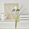 26" Artificial Iris Flower Flower Bouquet with Real Touch Fake Long Stem