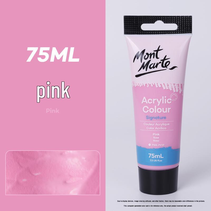 Montmartre 75ml Waterproof Non-Fading Acrylic Paint Set: Perfect for Children’s Textiles and Art Projects, Sunscreen Formula