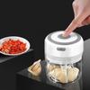 USB Charging Electric Garlic Grinder, Home Garlic Press, Complementary Food Processor, Wireless Mini Garlic Puree Blender