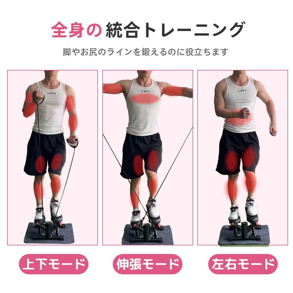 UNE Health Stepping at Exercise Full Body Mini Stepping Health Home Aerobic Indoor Health Stepping Muscle Training Stepper, тихий, домашний, Band/Monitor