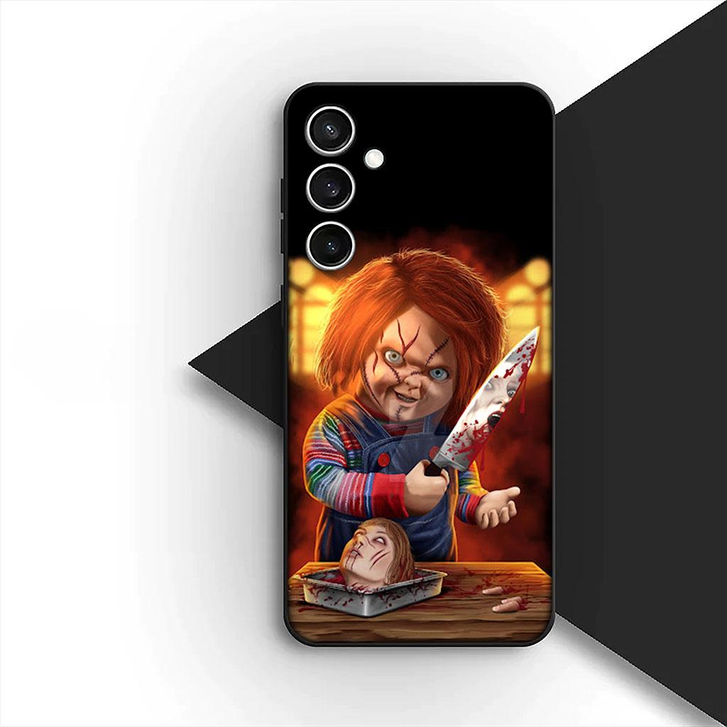 Son Seed of Chucky Child's Play Phone Cover Case for Samsung Galaxy S25 S24 S23 FE Ultra Plus S7 Edge S25+ S23+ A56 5G Casing