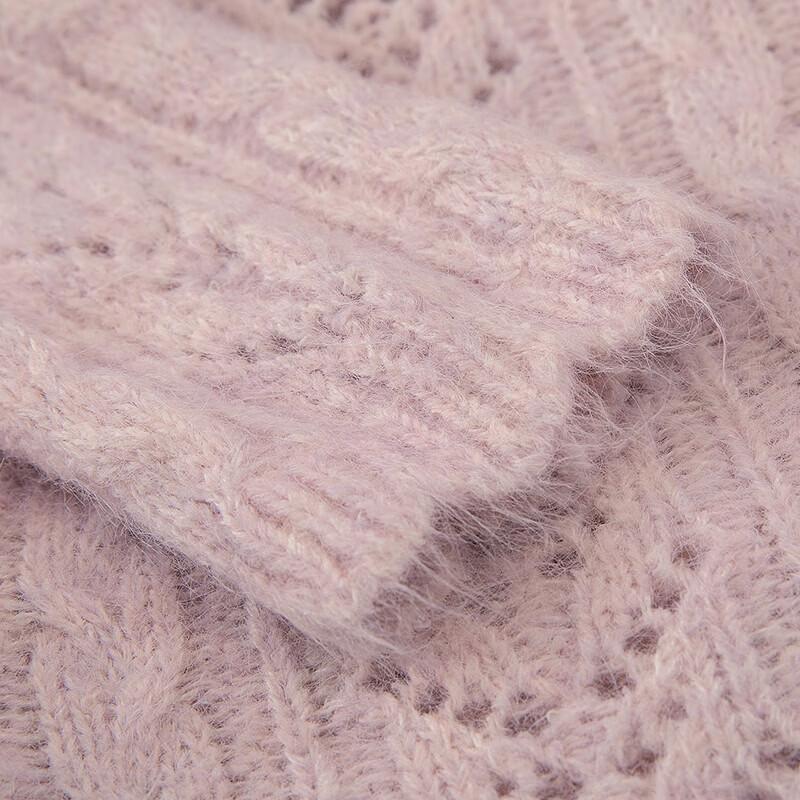 Sibaoshe Women's Crew Neck Knitted Cardigan