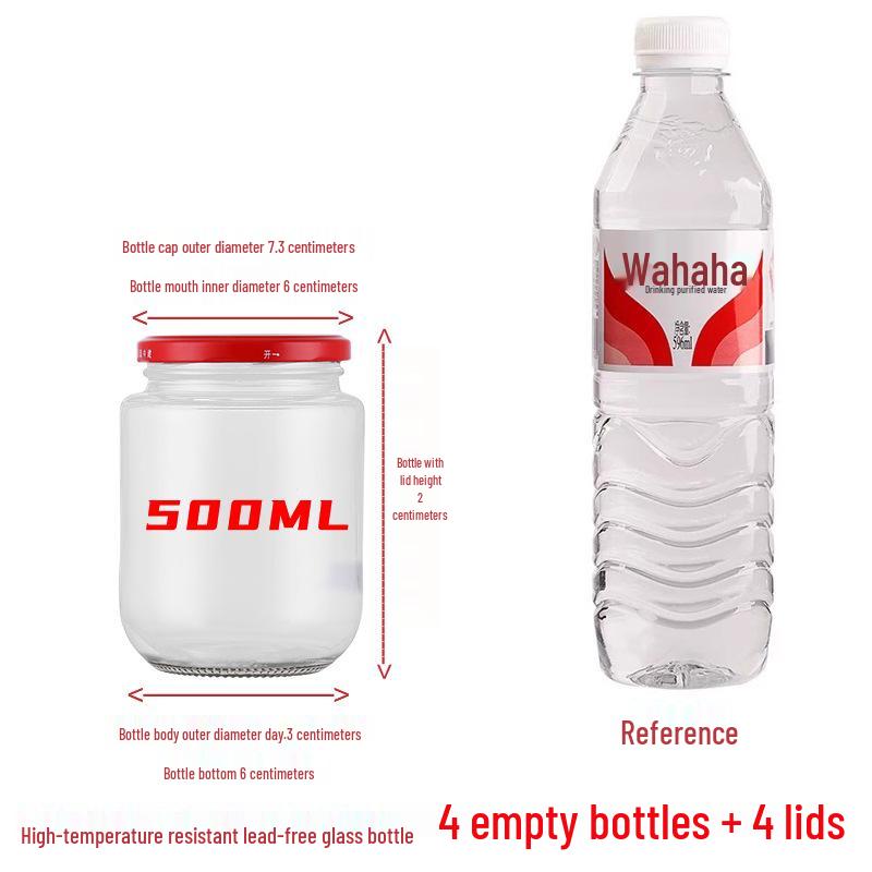 Жаростойкие банки пищевого класса: Идеально для консервирования, хранения, герметизации; Идеально для меда, томатного соуса и желтых персиков. Безопасно для приготовления на пару и кипячения.