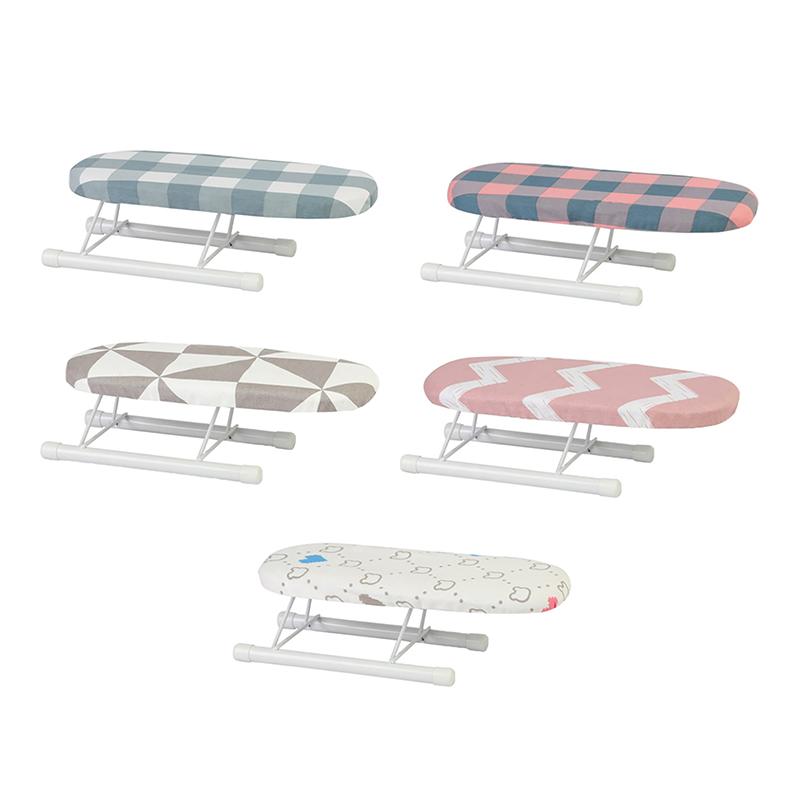 Folding Mini Ironing Board With Folding Legs Portable Household Clothes Ironing Rack Home Supplies Heat Resistant Ironing Cover