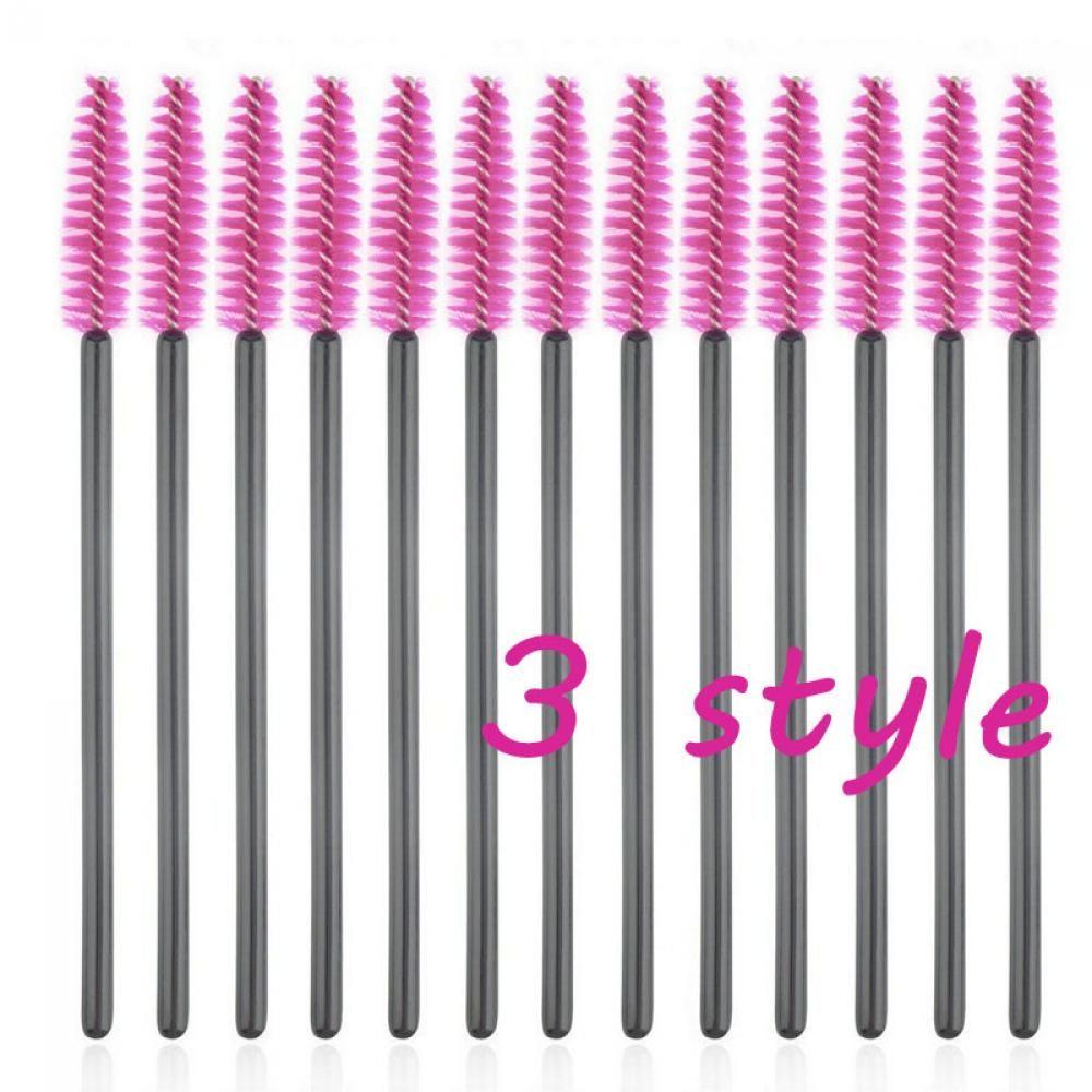 50pcs Mini Beauty Cosmetic Lip Disposable Eyelash Brushes Mascara Wands