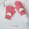 Children's Gloves Men's and Women's Five-finger Gloves Children's Autumn and Winter Warm Full-finger Gloves 2-7 Years Old