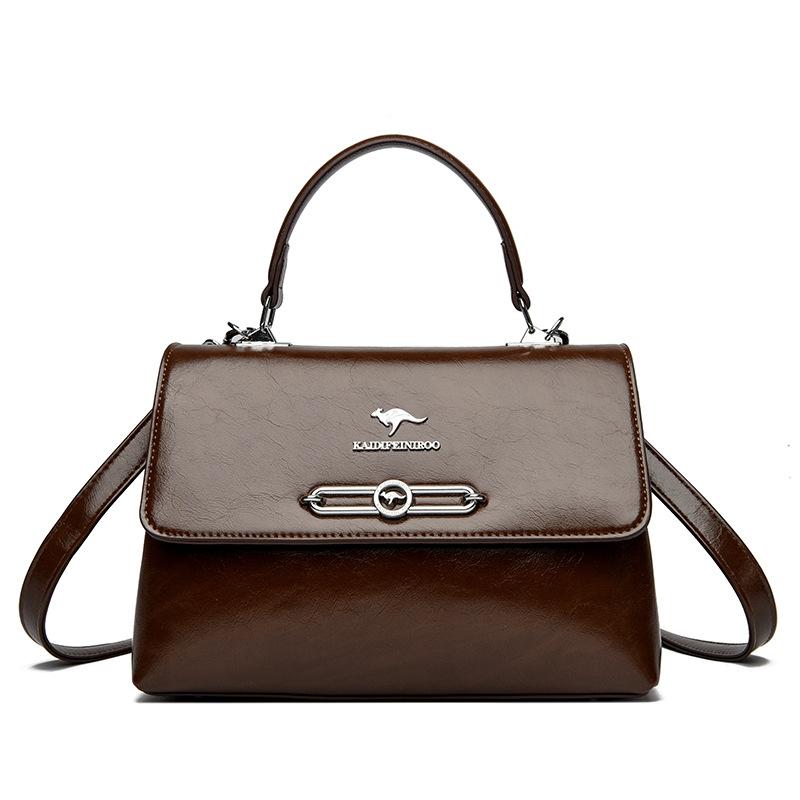 Новая сумка через плечо для женщин, женская сумка через плечо, модная женская сумка в стиле ретро, простая и атмосферная сумка