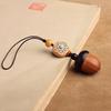 Yi Ming Xian Yuan Sandalwood Pine Cone Keychain & Phone Pendant – Unscrewable Creative Jewelry