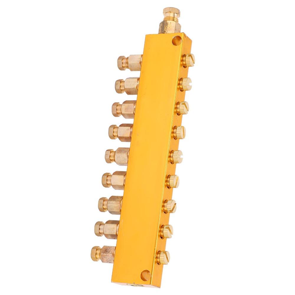 Adjustable Design Oil Distributor Adjustable Brass Lube Piston CNC Machining Center