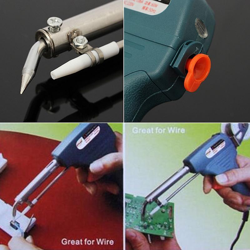 60W Automatic Send Tin Soldering Iron Guns Solder Stand AC Welding Tool Best Price 220V